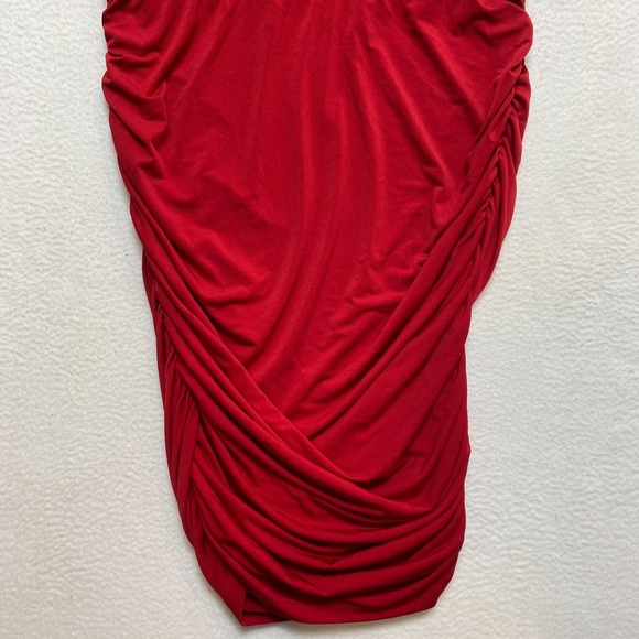 Torrid Mini Studio Dress Womens 0X Red 3/4 Sleeve Knit $75 - Picture 5 of 10
